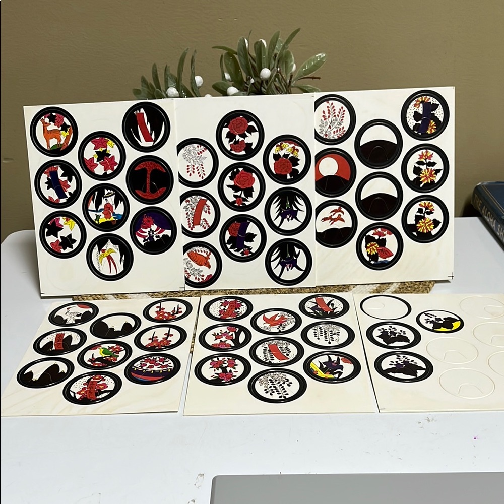 Collectors Hanafuda (48) pc Japanese Milk Cap (Hawaiian POG) Playing Cards VHTF